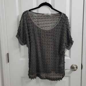 Papaya Knit Top